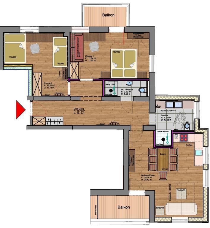 Appartements Rofan Maurach (Achensee) Quarto foto